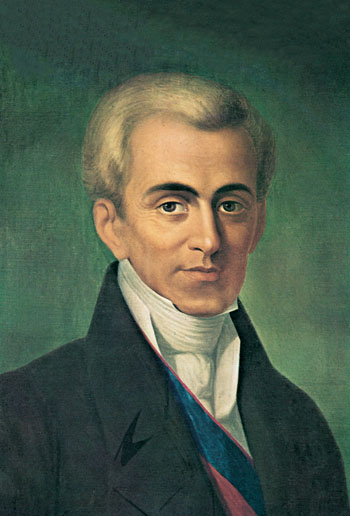 Ioannis Kapodistrias. Unknown author, Public domain, via Wikimedia Commons